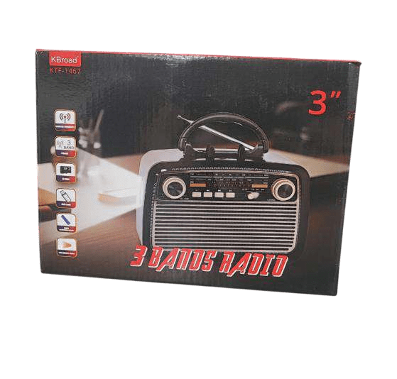 Radio Vintage con Soporte Celular KTF-1467