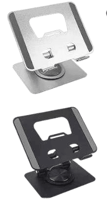 Soporte Metálico de Mesa 360° para Tablet, iPad y Laptop – MY-7323