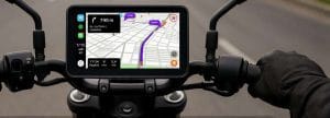 q5s Pantalla para Moto con CarPlay y Android Auto